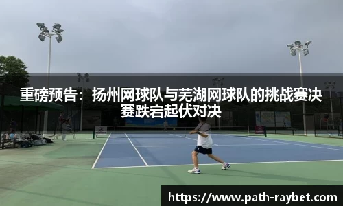 重磅预告：扬州网球队与芜湖网球队的挑战赛决赛跌宕起伏对决